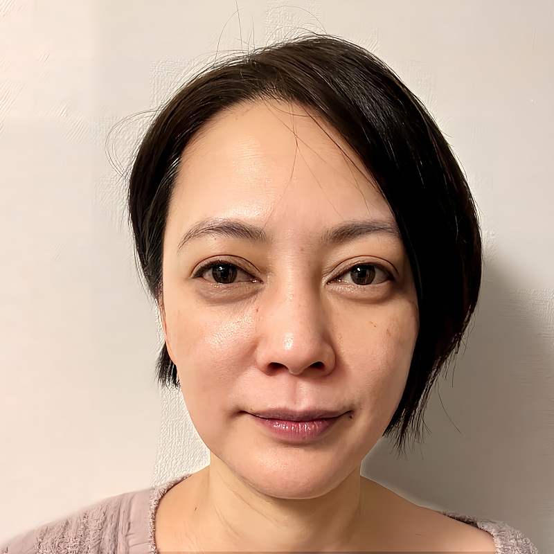 スキニーウィッグ装着前